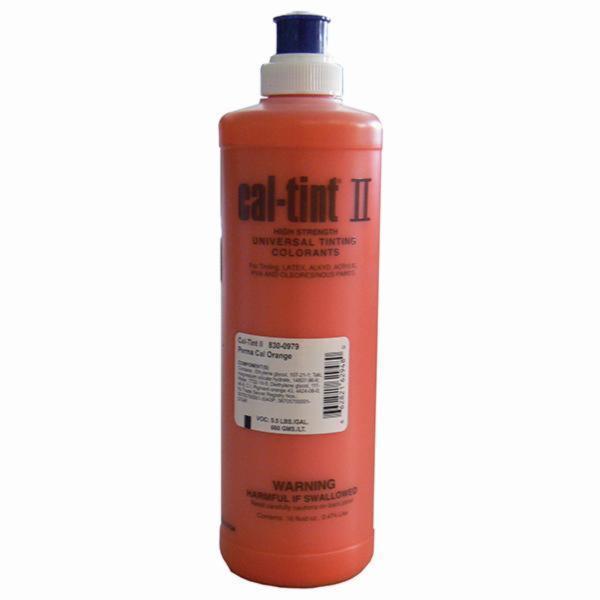 Cal-Tint Ii 16 Oz 830-0979 Permanent Orange Cal-Tint II Universal Colorant 830-0979